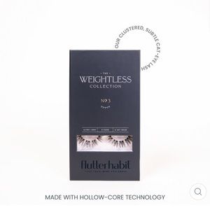Flutterhabit Weightless No. 3 at home lash extensions